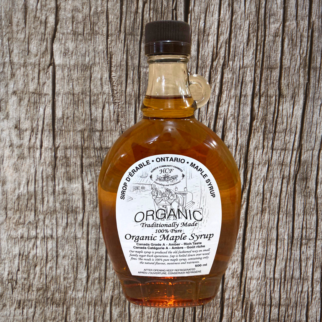 Pure Organic Maple Syrup, Amber